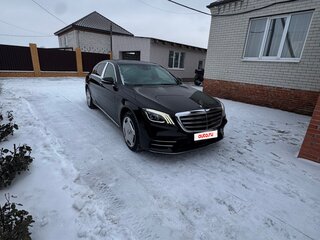2018 Mercedes-Benz S-Класс 450 VI (W222, C217) Рестайлинг, чёрный, 6500000 рублей, вид 2