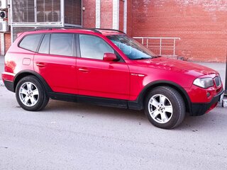 2007 BMW X3 30i I (E83) Рестайлинг, красный, 870000 рублей, вид 1