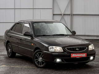 2011 Hyundai Accent ТагАЗ II, чёрный, 450000 рублей, вид 3