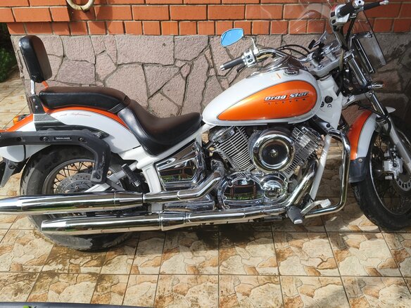 2001 Yamaha XVS1100, белый, 600000 рублей - вид 14