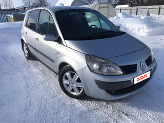 2008 Renault Scenic II Рестайлинг, серебристый, 550000 рублей, вид 1