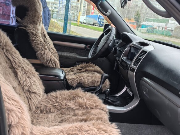 2005 Toyota Land Cruiser Prado 120 Series, чёрный, 1690000 рублей - вид 8