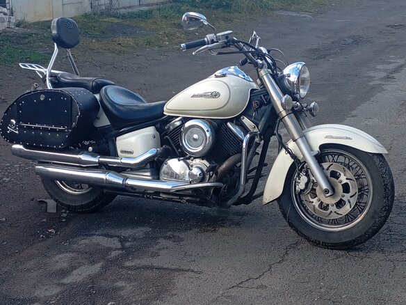 2003 Yamaha XVS1100, бежевый, 450000 рублей