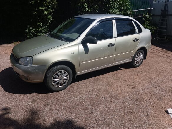 2011 Lada (ВАЗ) Kalina I, жёлтый, 134000 рублей - вид 1