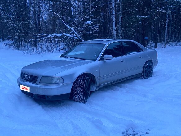 2001 Audi A8 I (D2) Рестайлинг, серый, 800000 рублей - вид 2