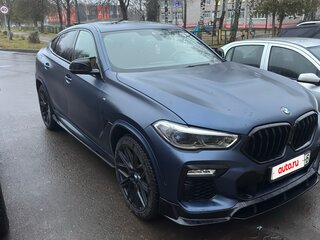 2021 BMW X6 40d III (G06), синий, 5850000 рублей, вид 2