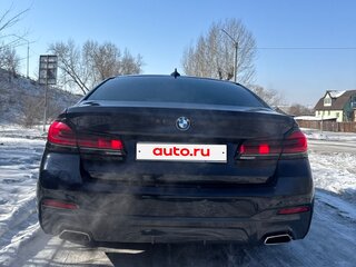 2021 BMW 5 серии 520i VII (G30/G31/G38) Рестайлинг, чёрный, 4550000 рублей, вид 4