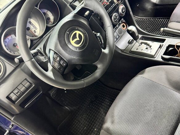 2008 Mazda 3 I (BK) Рестайлинг, синий, 620000 рублей - вид 6
