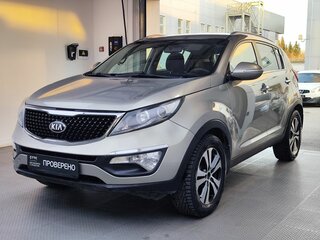 2014 Kia Sportage III Рестайлинг, серебристый, 1210000 рублей, вид 1