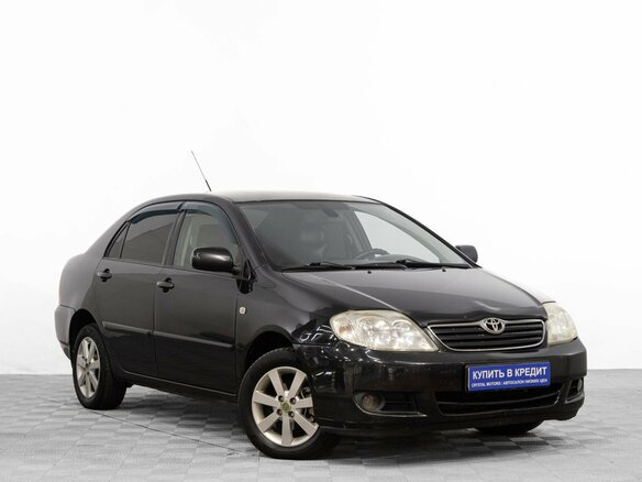 2006 Toyota Corolla IX (E120, E130) Рестайлинг, чёрный, 759000 рублей