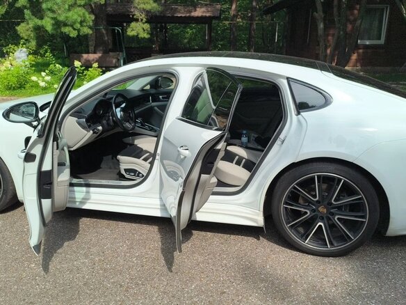 2019 Porsche Panamera 4 II, белый, 6000000 рублей - вид 5