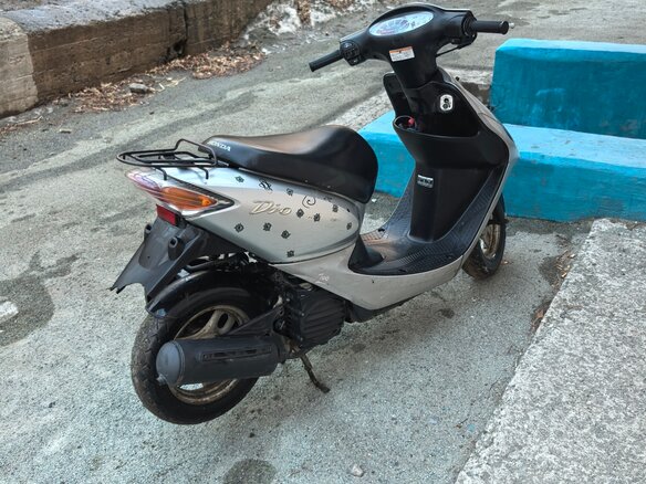 2016 Honda Dio, серебристый, 49000 рублей