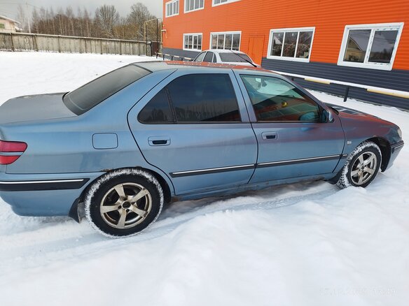 2001 Peugeot 406 I Рестайлинг, голубой, 110000 рублей - вид 3