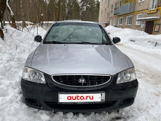 2005 Hyundai Accent ТагАЗ II, серебристый, 330000 рублей, вид 2