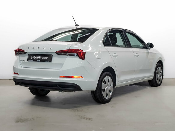 2021 Skoda Rapid II, белый, 1260000 рублей - вид 4