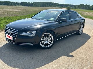 2013 Audi A8 Long III (D4), чёрный, 1400000 рублей, вид 2