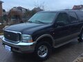2001 Ford Excursion, синий - вид 1