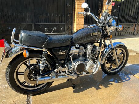 1978 Yamaha XS750, чёрный, 400000 рублей, вид 5