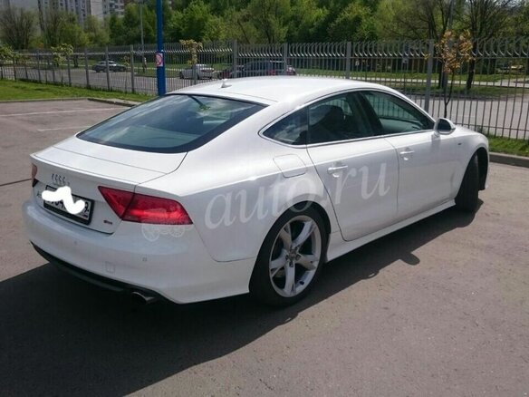 2012 Audi A7 I (4G), белый - вид 1