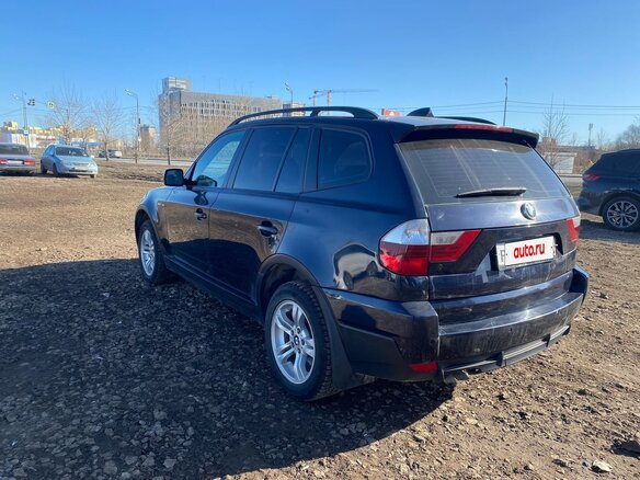 2008 BMW X3 30d I (E83) Рестайлинг, синий, 1200000 рублей - вид 2