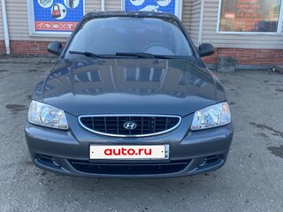 2003 Hyundai Accent ТагАЗ II, серый, 340000 рублей, вид 4