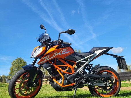 2019 KTM 390 Duke, оранжевый, 460000 рублей, вид 2
