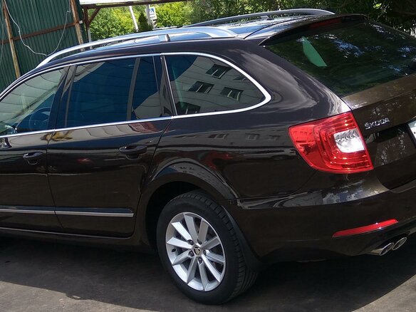 2015 Skoda Superb II Рестайлинг, коричневый - вид 6