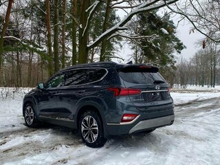 2020 Hyundai Santa Fe IV, серый, 3550000 рублей, вид 4