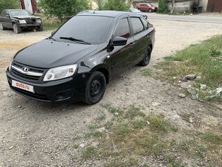 2016 Lada (ВАЗ) Granta I, чёрный, 550000 рублей, вид 2