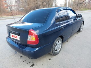 2008 Hyundai Accent ТагАЗ II, синий, 210000 рублей, вид 5