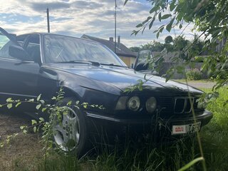 1990 BMW 5 серии 524d III (E34), чёрный, 150000 рублей, вид 1