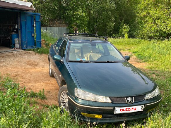2001 Peugeot 406 I Рестайлинг, зелёный - вид 2