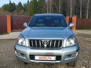 2008 Toyota Land Cruiser Prado 5-speed 120 Series Рестайлинг, серебристый, 3500000 рублей, вид 2