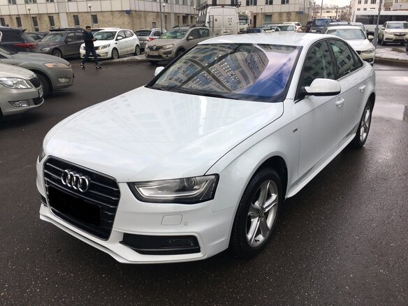 2013 Audi A4 IV (B8) Рестайлинг, белый