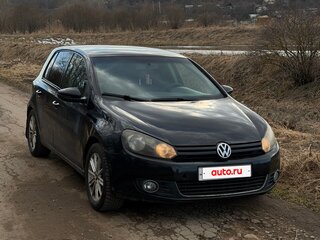 2012 Volkswagen Golf VI, чёрный, 570000 рублей, вид 3