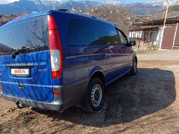 2014 Mercedes-Benz Vito 110 CDI L2 II (W639) Рестайлинг, синий, 2670000 рублей - вид 5