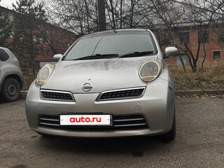 2008 Nissan March III (K12), серебристый, 490000 рублей, вид 1