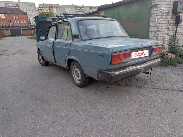 2004 Lada (ВАЗ) 2107, синий, 150000 рублей - вид 4