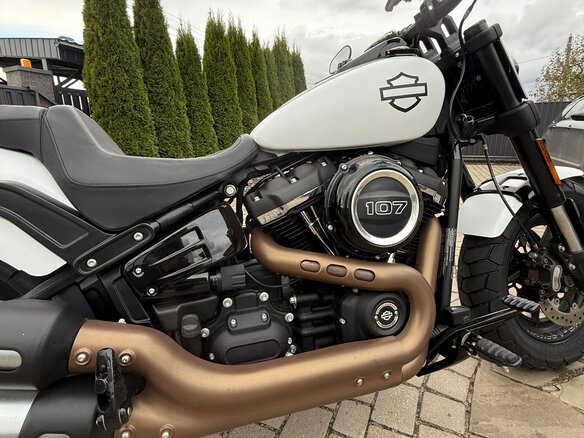 2019 Harley-Davidson Fat Bob, белый, 1480000 рублей - вид 16