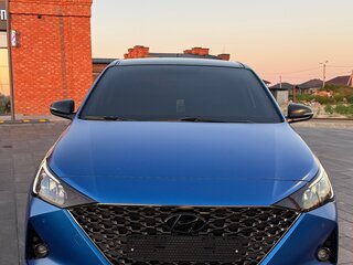 2020 Hyundai Solaris II Рестайлинг, синий, 1750000 рублей, вид 3