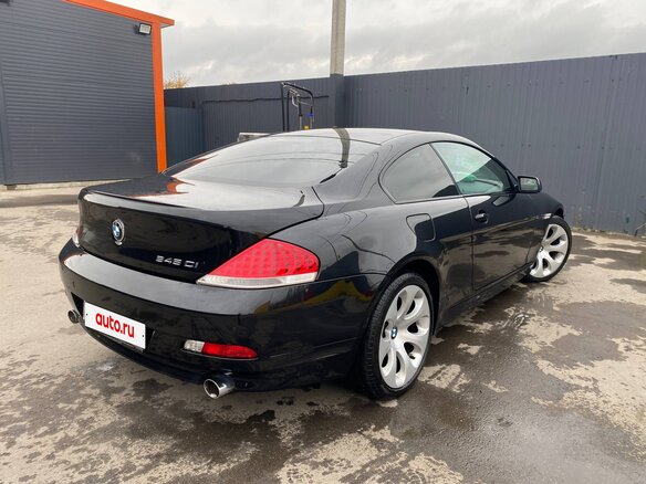 2004 BMW 6 серии 645i II (E63/E64), чёрный, 1800000 рублей - вид 4