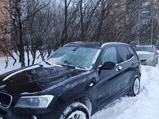 2012 BMW X3 20d xDrive II (F25), чёрный, 1300000 рублей, вид 3