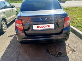 2018 Lada (ВАЗ) Granta I Рестайлинг, серый, 600000 рублей, вид 3