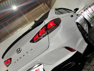 2019 Hyundai Sonata VII (LF) Рестайлинг, белый, 1200000 рублей, вид 5