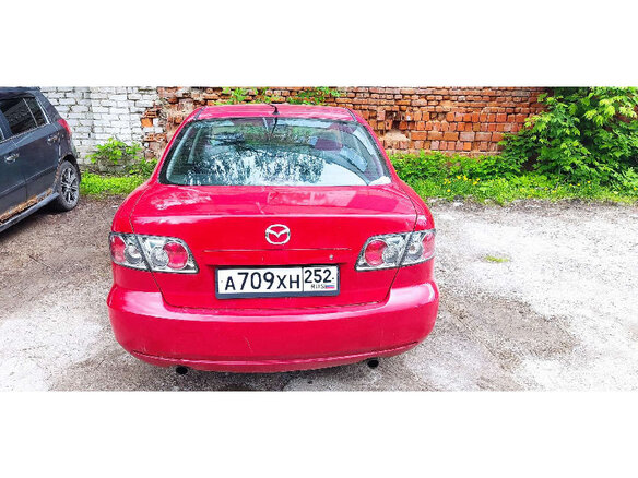 2006 Mazda 6 I (GG) Рестайлинг, красный - вид 1