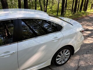 2011 Mazda 6 II (GH) Рестайлинг, белый, 1180000 рублей, вид 3