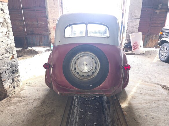 1950 BMW 321 I, красный, 460000 рублей - вид 5
