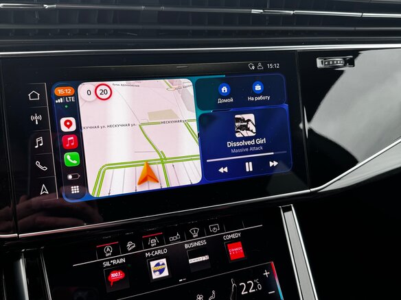 2018 Audi Q8 55 TFSI I (4M), оранжевый, 5950000 рублей - вид 29