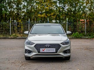 2017 Hyundai Solaris II, бежевый, 1099000 рублей, вид 3