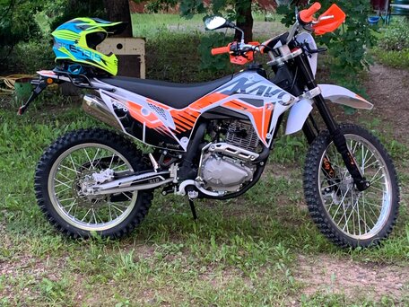 2023 Kayo T2 300 Enduro PR, белый, 155000 рублей, вид 3